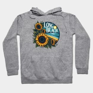 Long Beach Sunflower Hoodie